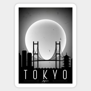 Tokyo Poster Design Sticker